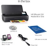 HP OfficeJet 250 All-in-One Portable Printer with Wireless & Mobile Printing, Works with Alexa (CZ992A) Black - Image 4